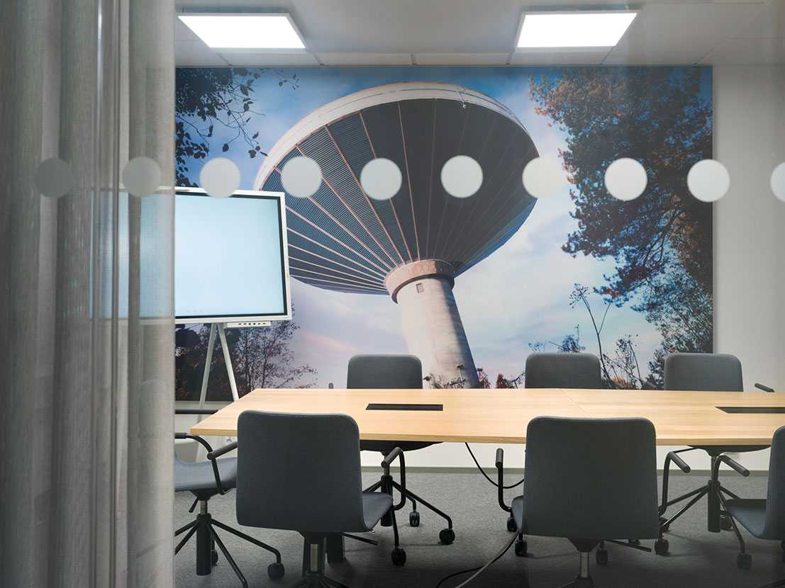 Meeting room at the new premises of Alva-yhtiöt