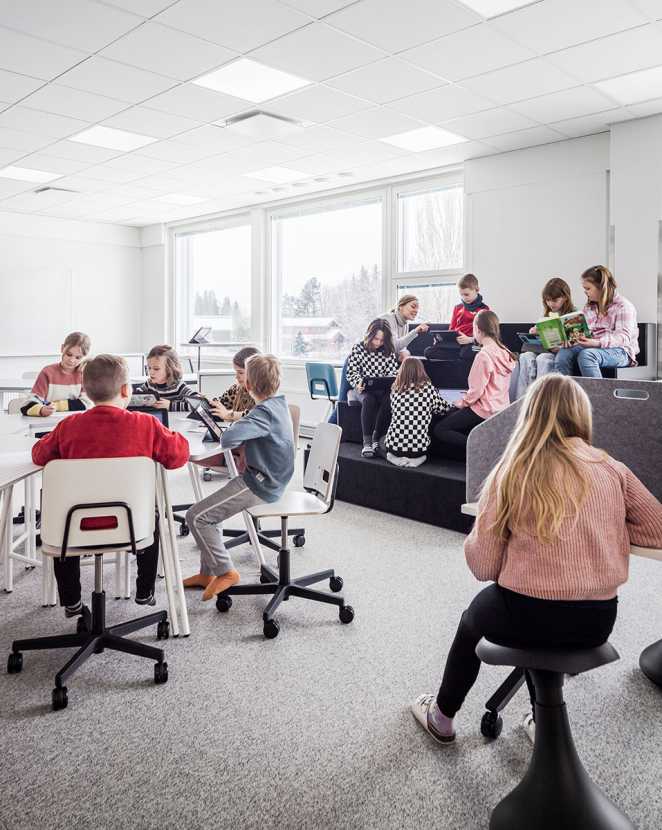 Pupils in the classroom