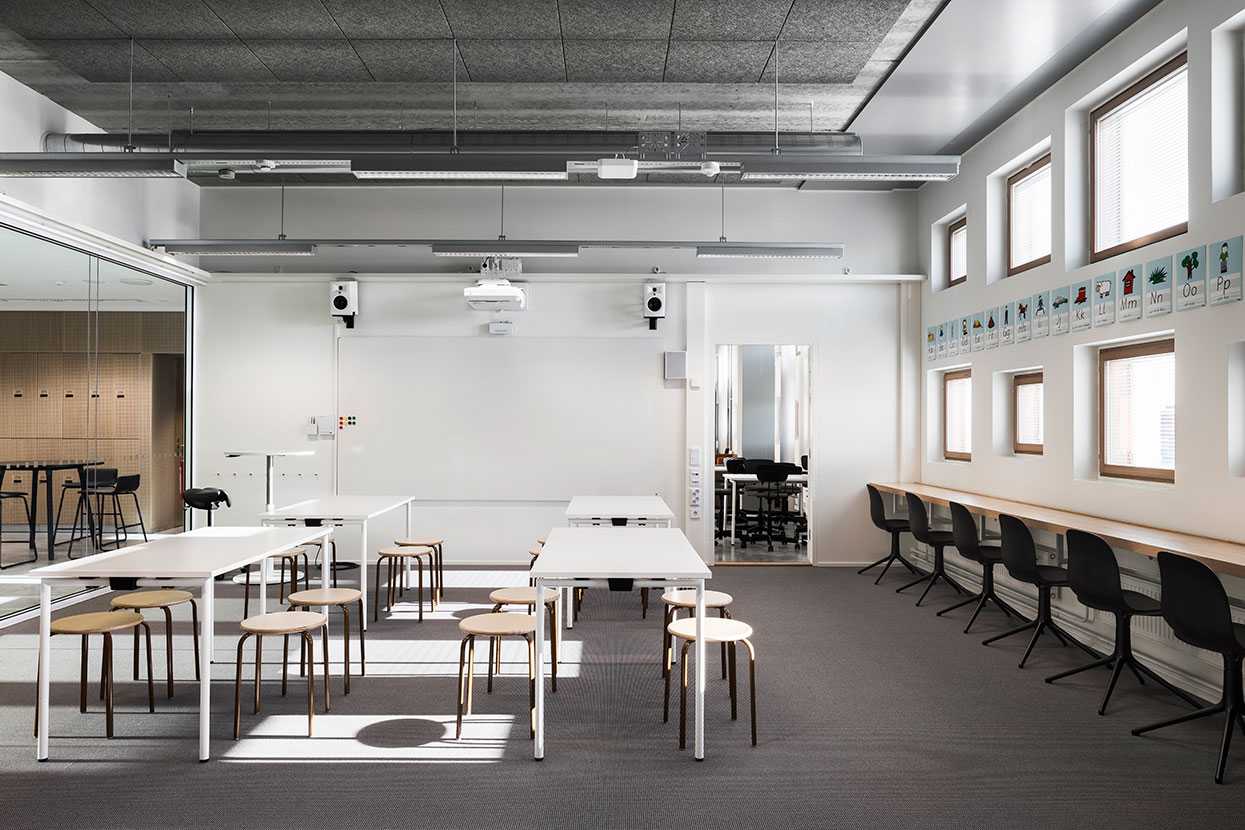 Learning environment in the Jätkäsaari comprehensive school in Helsinki