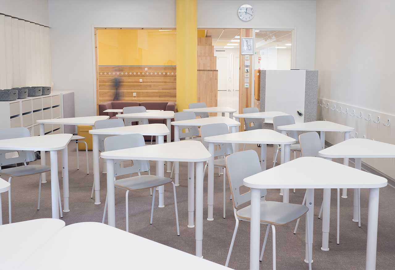 Classroom in Hiltulanlahti School