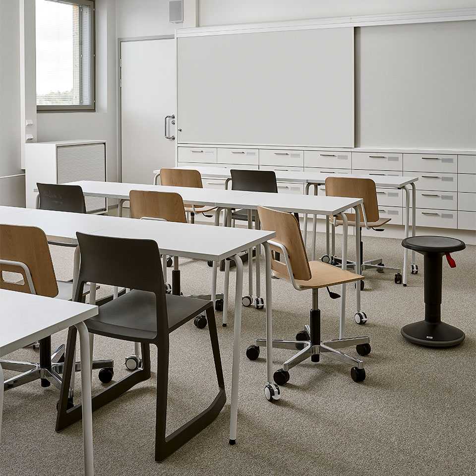 A classroom in Etelä-Nummela school and daycare centre