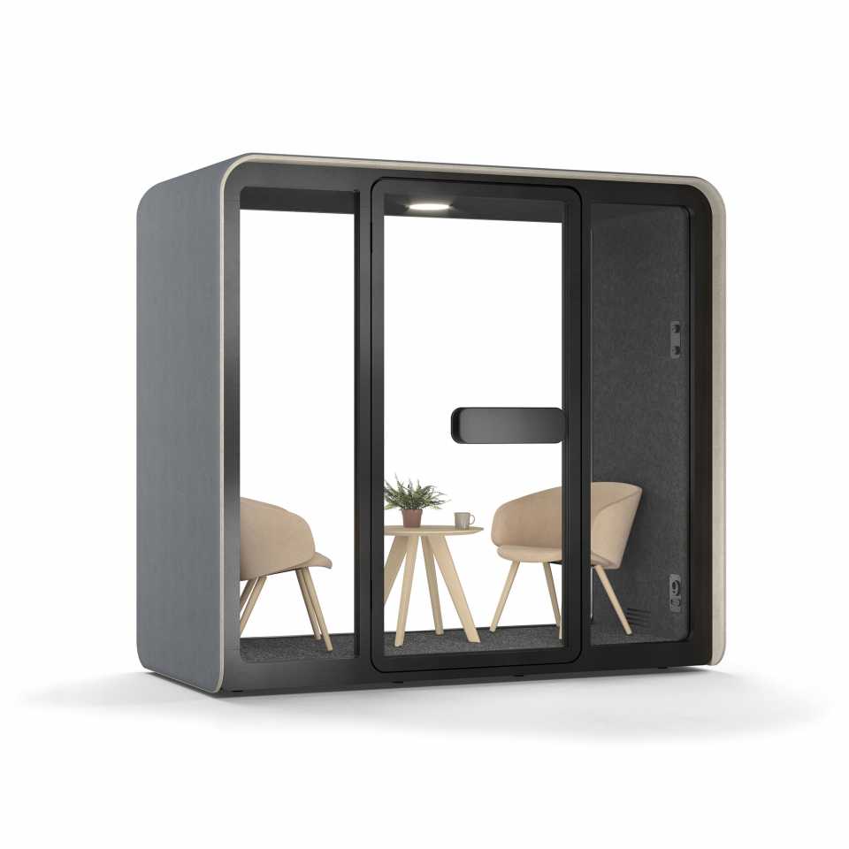 PodBooth Duo, a phone booth for two people